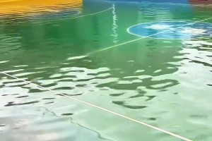 贵州黔东南超会玩，陆地篮球玩不够又来水上篮球！